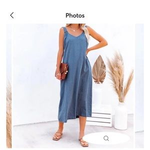 NWT lovestitch vici linen dress Small